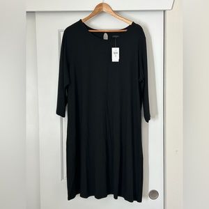 NWT J Jill wearever collection black dress